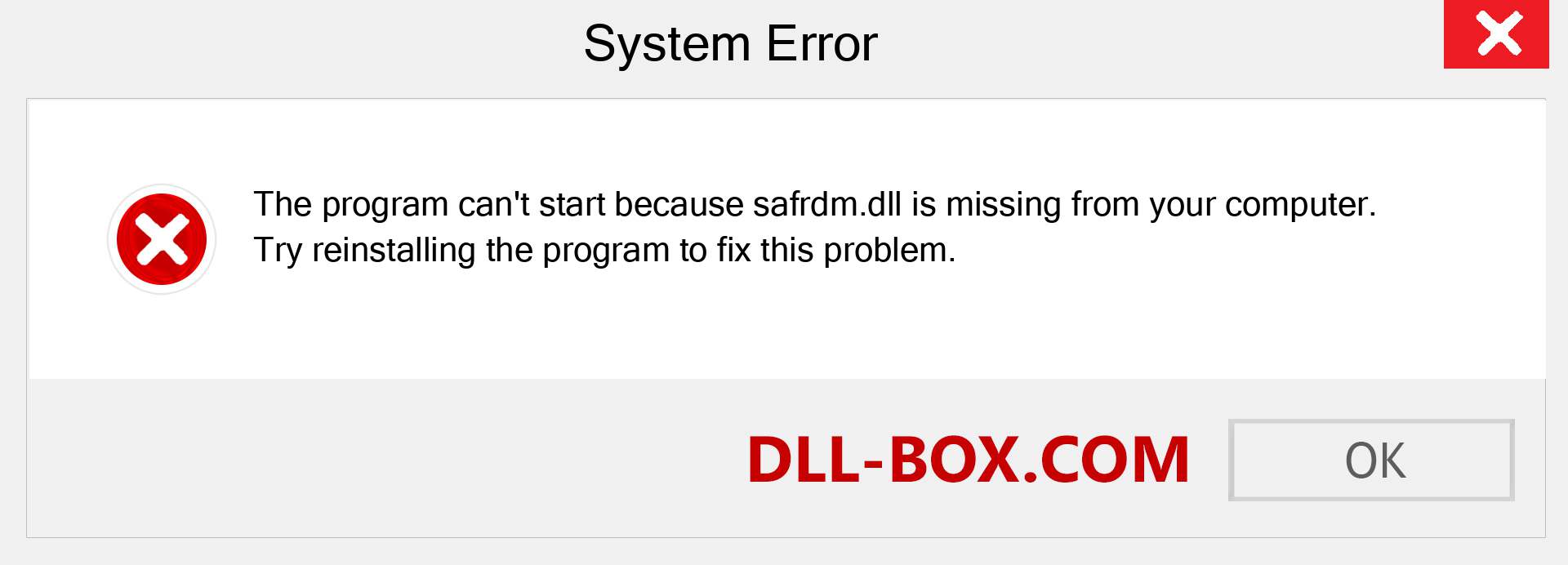  safrdm.dll file is missing?. Download for Windows 7, 8, 10 - Fix  safrdm dll Missing Error on Windows, photos, images